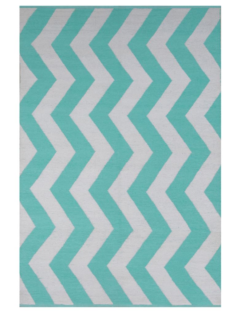 Mihran-Kilims-ZigzagOutdoorCremaYTurquesa-Kilim-0 Mihran-Kilims-ZigzagOutdoorCremaYTurquesa-Kilim-0