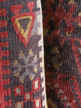 Mihran-Alfombra-KILIM-ANTIGUO-ANATOLIA-DE-COLORES-VARIOS-190X395-Unica-2