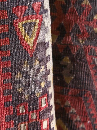 Mihran-Alfombra-KILIM-ANTIGUO-ANATOLIA-DE-COLORES-VARIOS-190X395-Unica-2