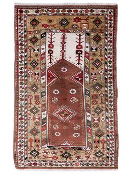 Alfombra-antigua-marron-ALFOMBRA-UNICA-TURCA-ANTIGUA-128X206-Mihran-0
