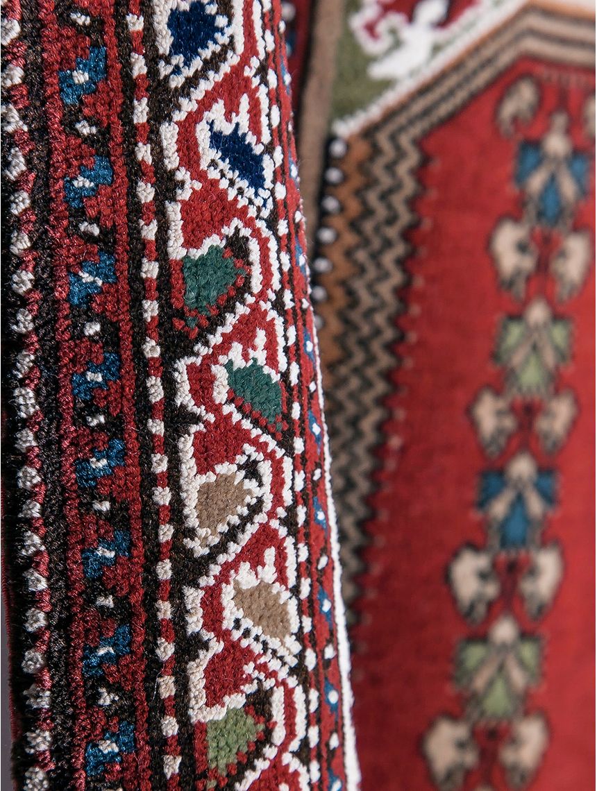 Alfombra turca, alfombra vintage, alfombras pequeñas de 2,6x4,4