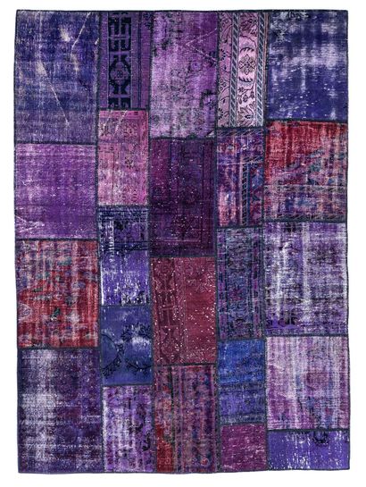 Alfombra-patchwork-violeta-PATCHWORK-TURCO-VIOLETA-260X195-Mihran-0