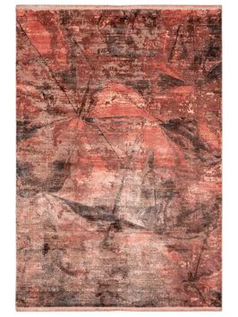 Alfombra-abstracta-naranja-COBRA-LUJO-CHIMP-SALMON-160X230-Mihran-00