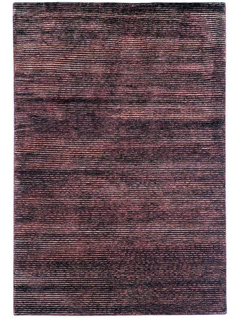 Alfombra-lisa-marron-TIBETANA-CITERIO-RAYAS-LACRE-200X294-Mihran-0