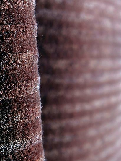 Alfombra-lisa-marron-TIBETANA-CITERIO-RAYAS-LACRE-200X294-Mihran-1